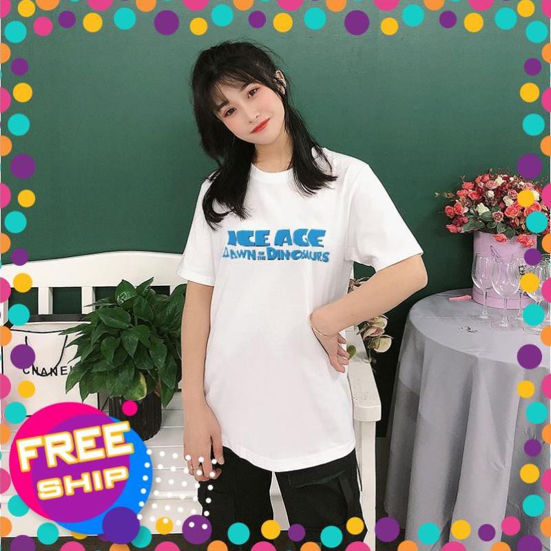 (GIÁ TỐT) Freeship 50k Áo thun tay lỡ unisex Crew siêu đẹp Có BIG SIZE