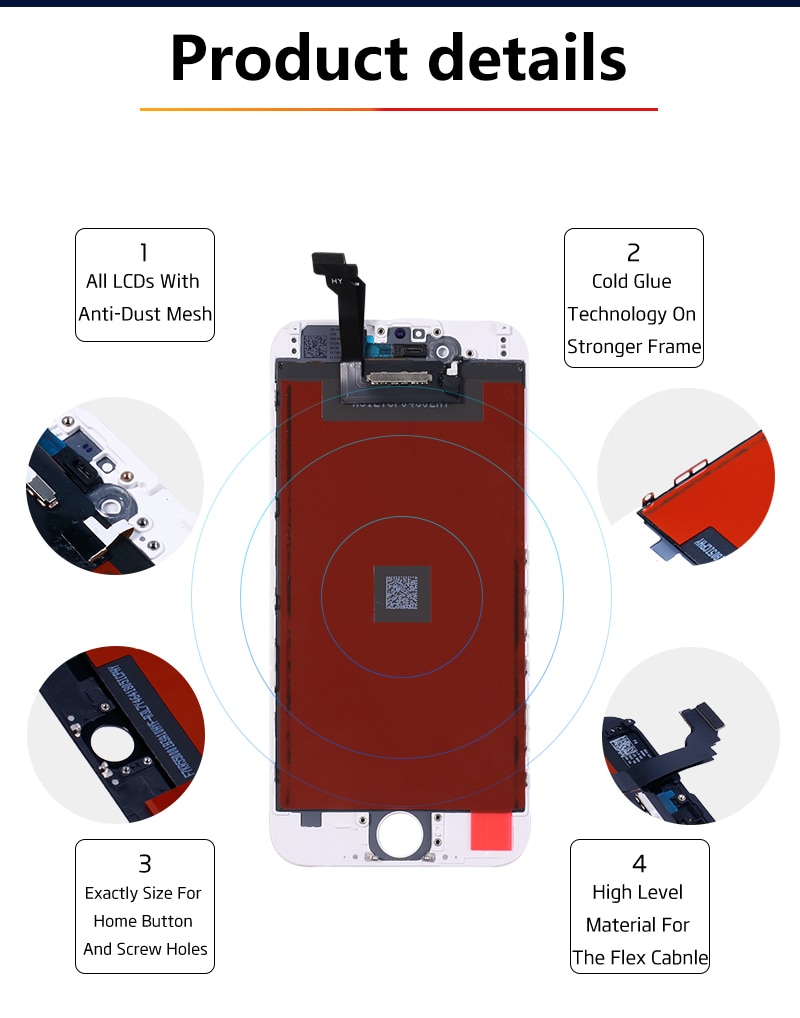 Màn Hình Cảm Ứng Lcd Thay Thế Cho Iphone 5 / 5s / 6