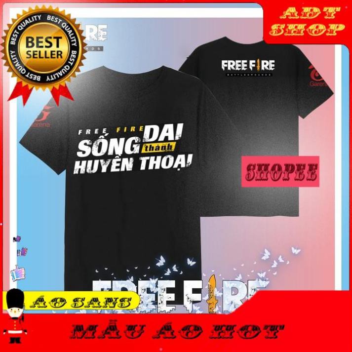 🔥HOT🔥 áo Free Fire in hình đẹp ⚡ FREESHIP ⚡Áo game Free Fire đẹp giá rẻ thời trang nam