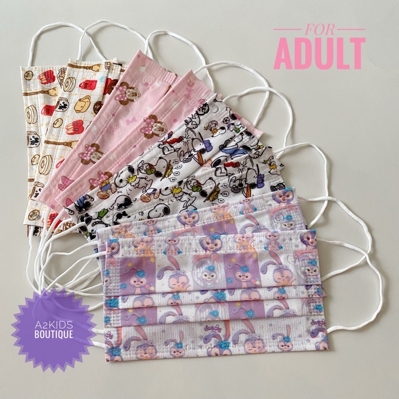 Khẩu Trang Cao Cấp Garcotex Hoạ Tiết Hoạt Hình Siêu Yêu - Made In Việt Nam