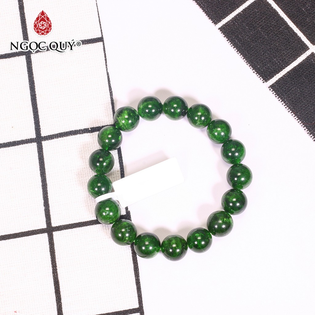 Vòng đá diopside mệnh hỏa, mộc - Ngọc Quý