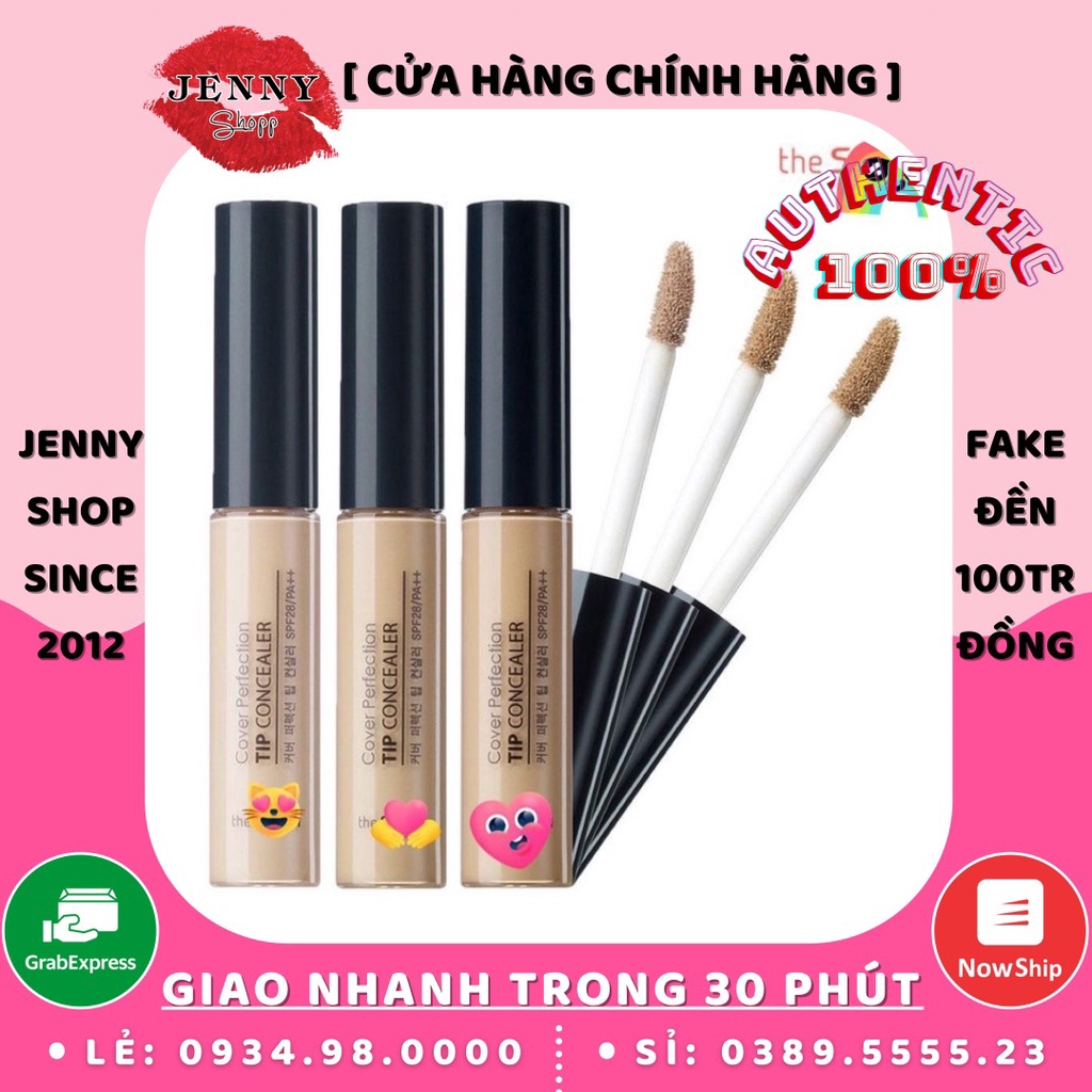 [Mã SKAMFM286 giảm 10% đơn 100K] Che Khuyết Điểm Cover Perfection Tip Concealer Spf 28 Pa++