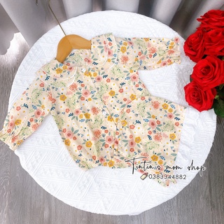Set body chip hoa kèm mũ bèo dành cho bé gái