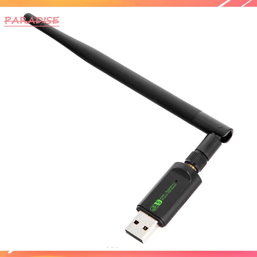 Paradise1 600Mbps Wireless Network Card USB WiFi Adapter LAN with Bluetooth RTL8821