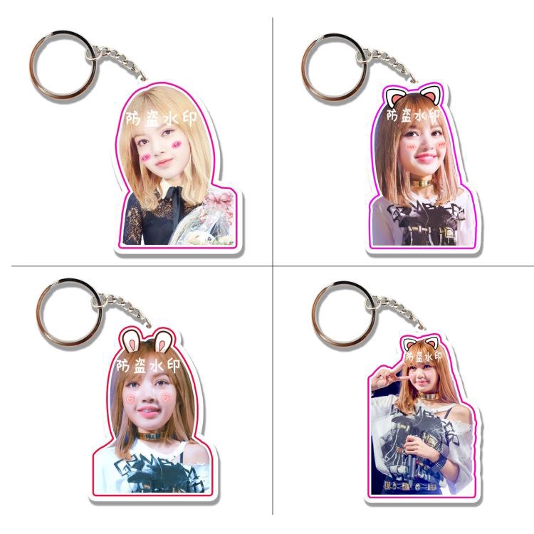 Hộp bưu thiệp BlackPink có lomo và hình dán