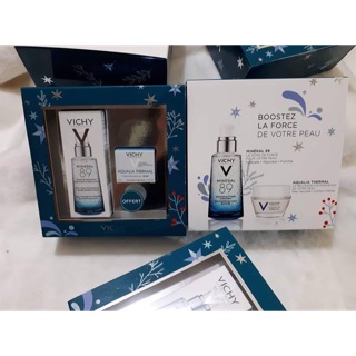 Set Serum Vichy 89+kem dưỡng Aqulia Thermal