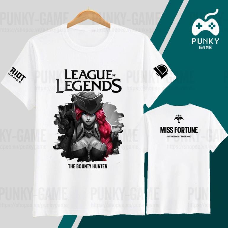 Áo thun Liên Minh Huyền Thoại (LMHT) MISS FORTUNE Digital Art ngắn tay !