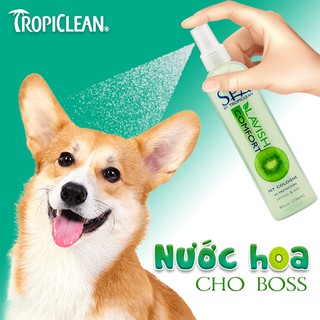 XỊT DƯỠNG LÔNG CHÓ MÈO - THƠM NHƯ NƯỚC HOA THƯƠNG HIỆU MỸ -  TROPICLEAN