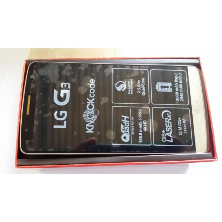 điện thoại LG G3 ram 3G/32G Chính hãng mới zin, Cày Free/PUBG/Liên Quân chất