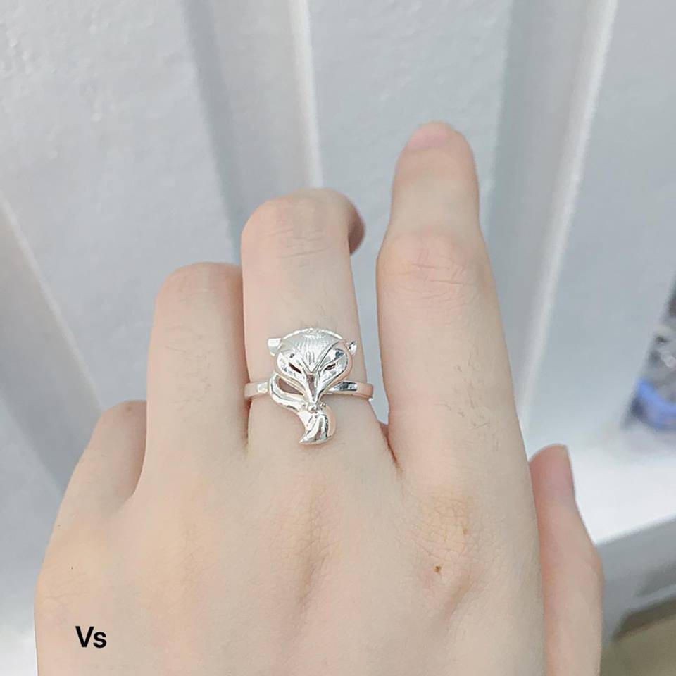 Nhẫn hồ ly dáng mới bạc ta [ GIÁ TỐT ]
