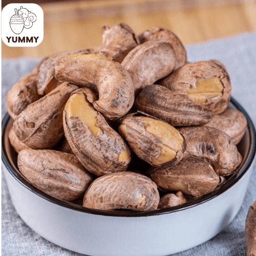 500g hạt điều rang muối vỏ lụa Yummy nuts HẠT TO, GIÒN NGON, BÙI BÉO