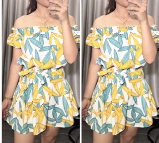 Set bộ voan trễ vai nữ