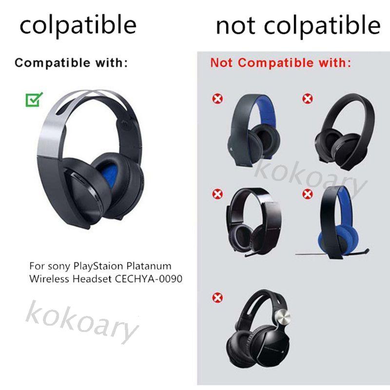 Miếng Đệm Tai Nghe Kok Cho Ps4 Play Station Platinum Wireless Wireless Cechya-009