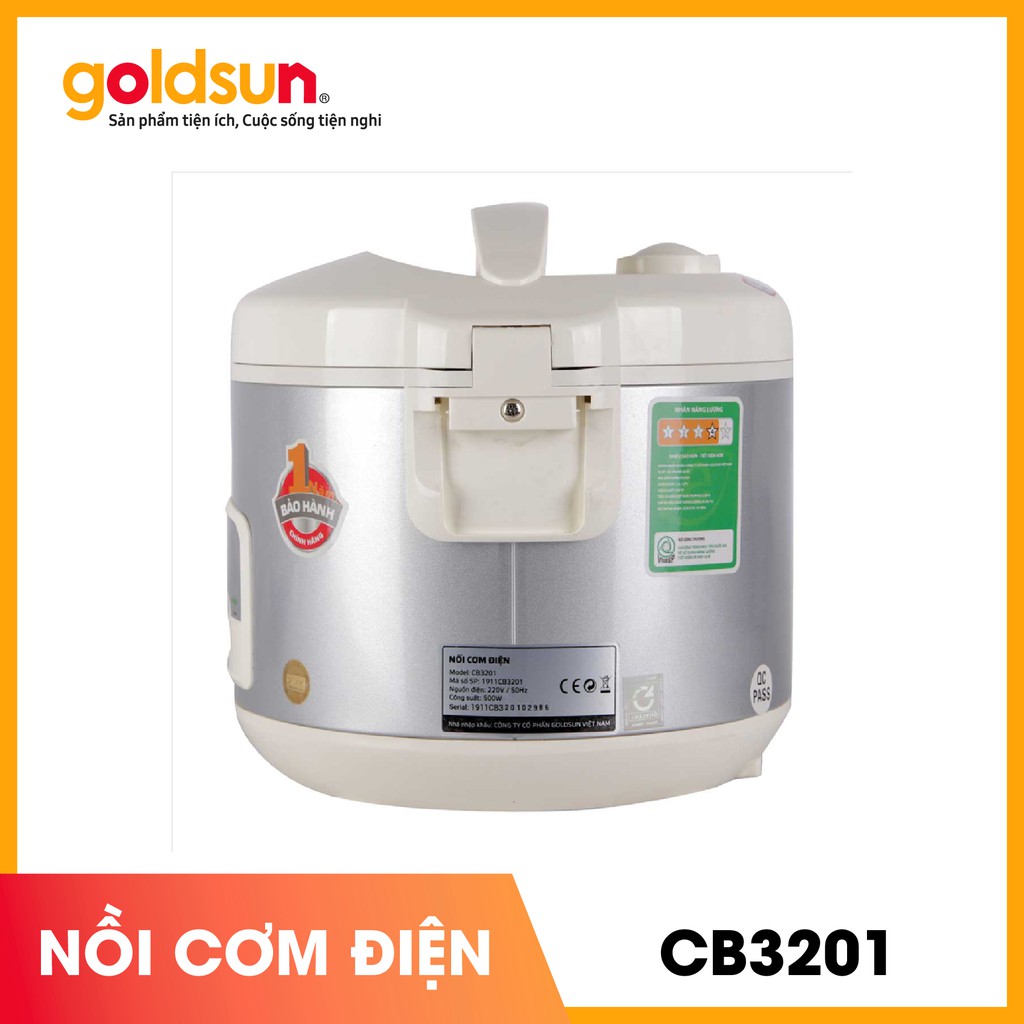 Nồi cơm điện Goldsun 1.2L CB3201