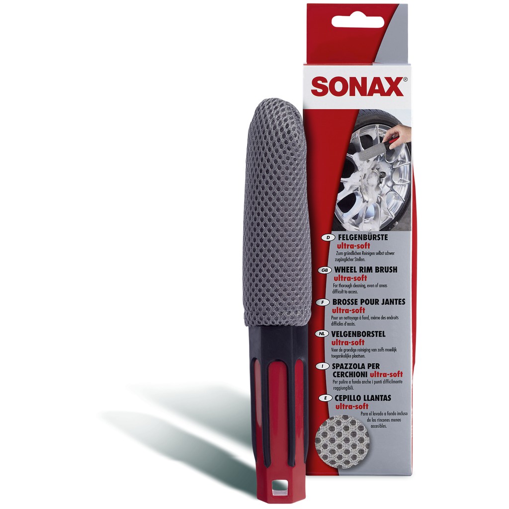 SONAX - Cây Cọ Rửa Mâm, Vành Chuyên Dụng Cho Xe (Sonax Wheel Rim Brush UntraSolf) [Hàng Đức Chính Hãng]