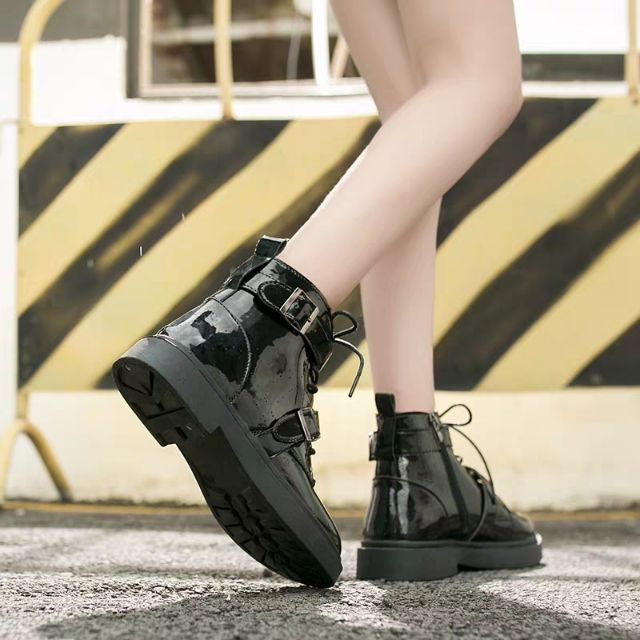 Order boots cao cổ 2 khuy cài cho mùa thu đông 2020, hàng quảng châu loại đẹp | BigBuy360 - bigbuy360.vn