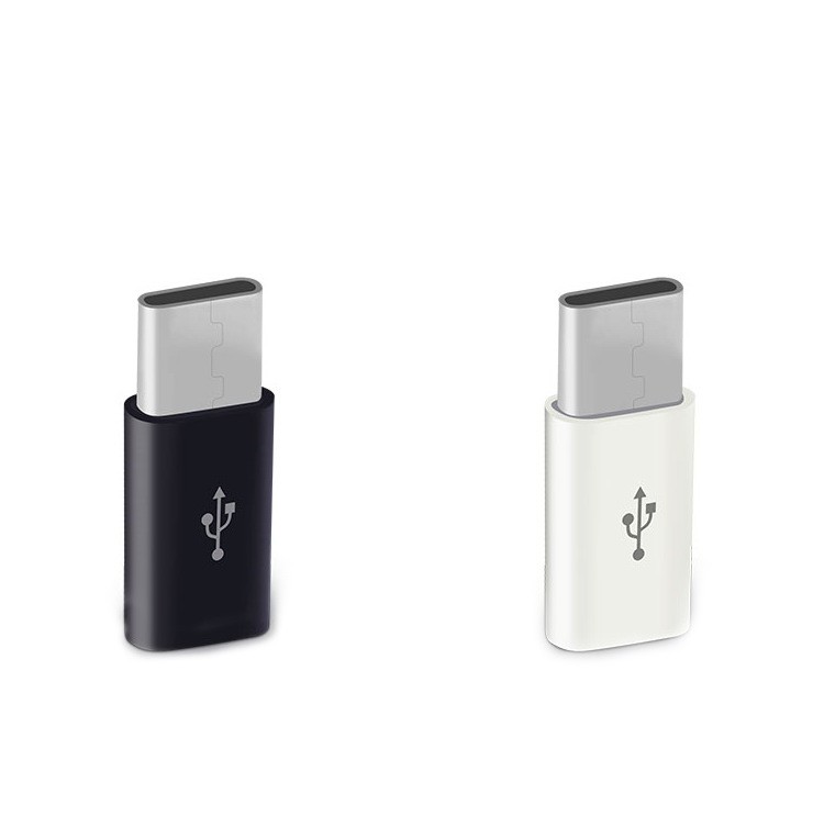 Đầu chuyển đổi Micro USB sang Type C, Đầu chuyển đổi cổng Micro USB sang jack type C cho điện thoại