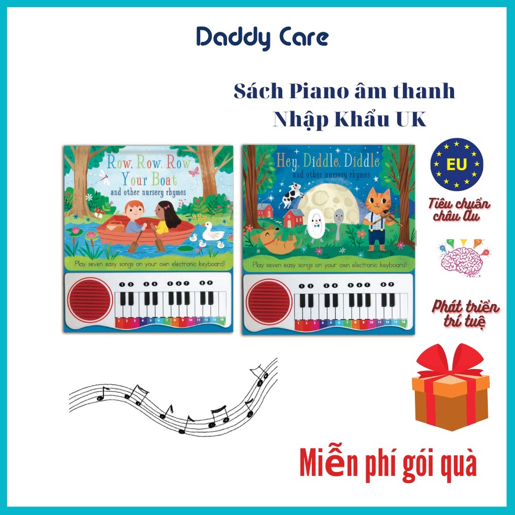 Sách âm thanh cho bé Piano sound book nhập khẩu UKì