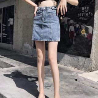 Chân váy jean A 130k