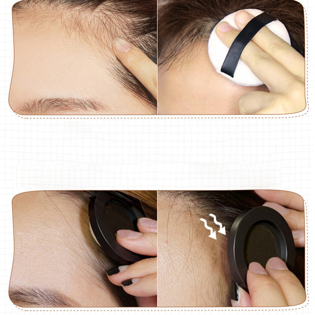 CODseller Hairline Powder Non-sticky Natural Synthetic Quick Cover  Hair Line Powder for Girl