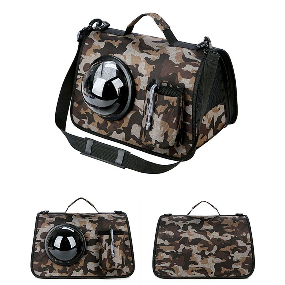 Giovanni 1 Túi Xách Vải Oxford Có Cửa Sổ Và Túi Bên Hông Thoáng Khí Đựng Thú Cưng Đi Du Lịch