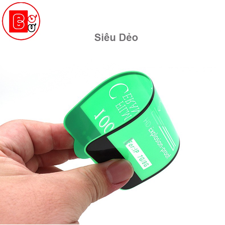 Cường Lực Dẻo Full Màn 100D Dành Cho Ip, Chống Mẻ Vỡ Viền – Bơ Bư