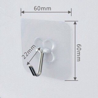 [Combo 10 móc] Móc dán tường siêu dính