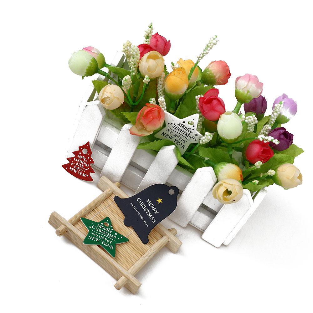 PISTA Set 28 Thẻ Gỗ Treo Trang Trí Giáng Sinh