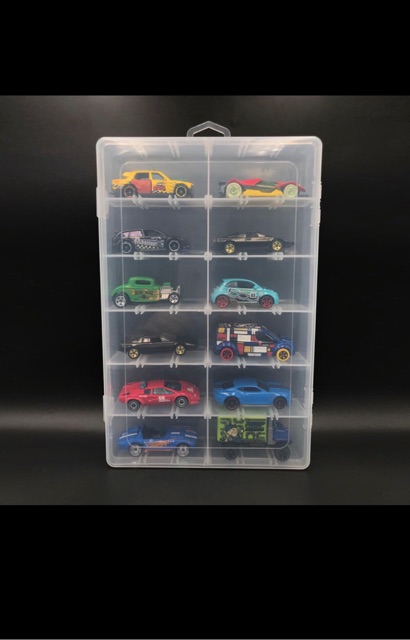 Hộp nhựa đựng và bảo quản xe mô hình Hotwheels