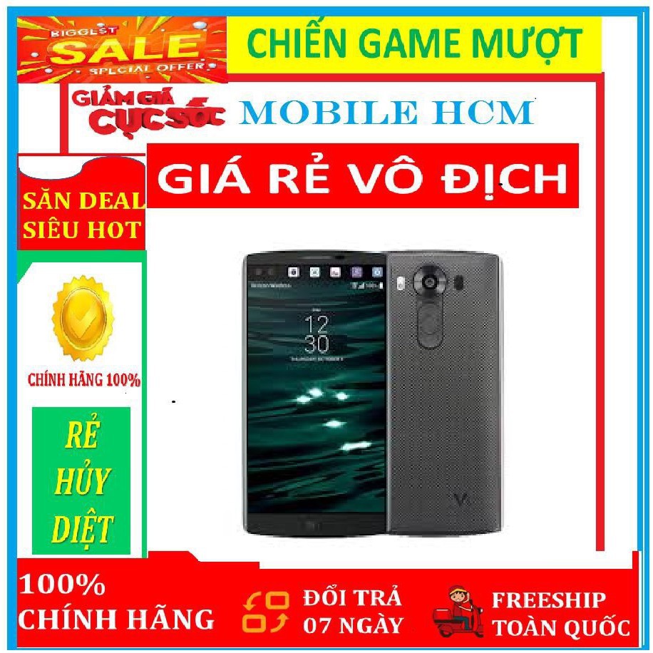 LG V10 ram 4G Bộ Nhớ 64G " Fullbox " CHÍNH HÃNG - CPU Snapdragon 820 4 nhân 64bit, Chiến Game nặng mượt