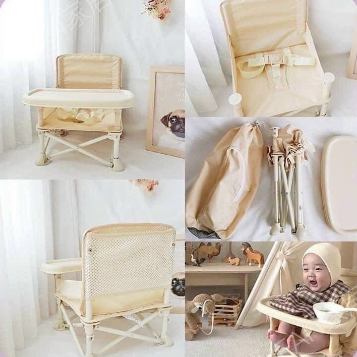 Ghế Ăn Dặm Cho Bé Ấm Baby Có Thể Gấp Gọn Tiện Lợi Ấm Gift Decor