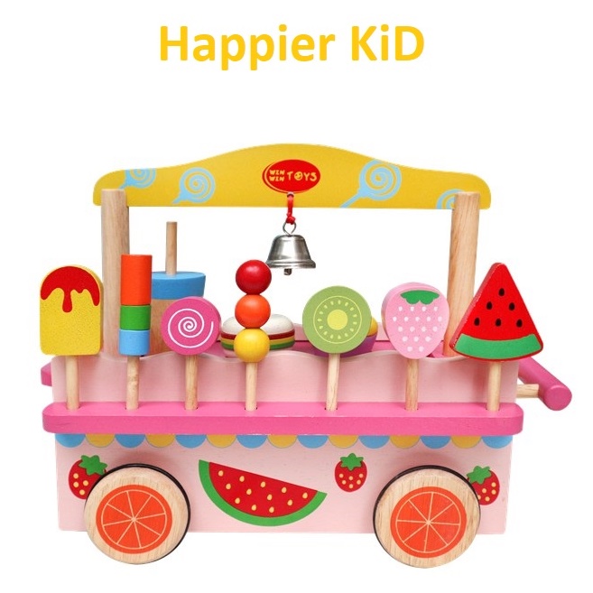 Đồ chơi gỗ Gian hàng đồ ăn của bé Winwintoys - Bé nhập vai doanh nhân, giúp bé tự tin nhanh nhẹn