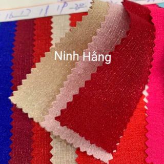 Vải tafta nhũ đẹp đủ màu