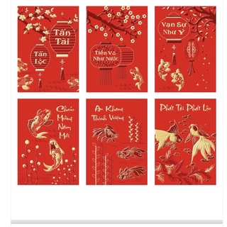 60 cai bao lì xì nhung cao cấp