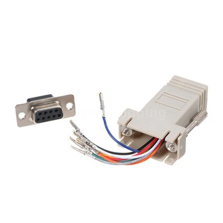 Đầu Chuyển Đổi Từ Cổng Rj45 Sang Cổng Db 9pin 8p8c