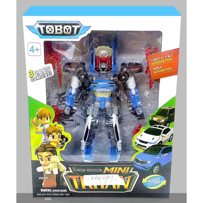 ROBOT LẮP RÁP TOBOT TRITAN MINI 3in1