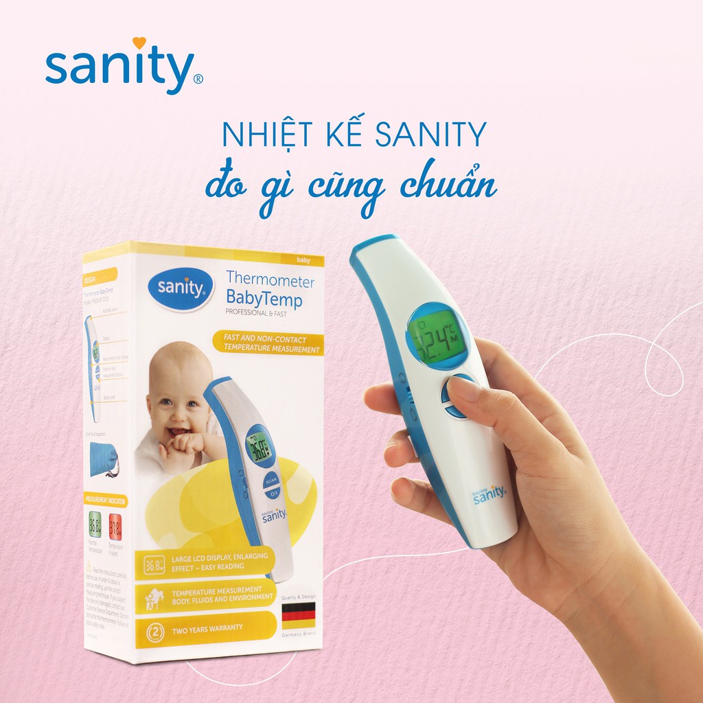 Nhiệt Kế Bắn Trán Hồng Ngoại SANITY AP 3116