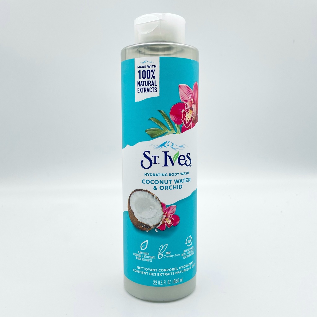Sữa tắm ST.Ives dưỡng ẩm, tẩy tế bào chết và làm chống lão hóa da 650ml Chính Hãng