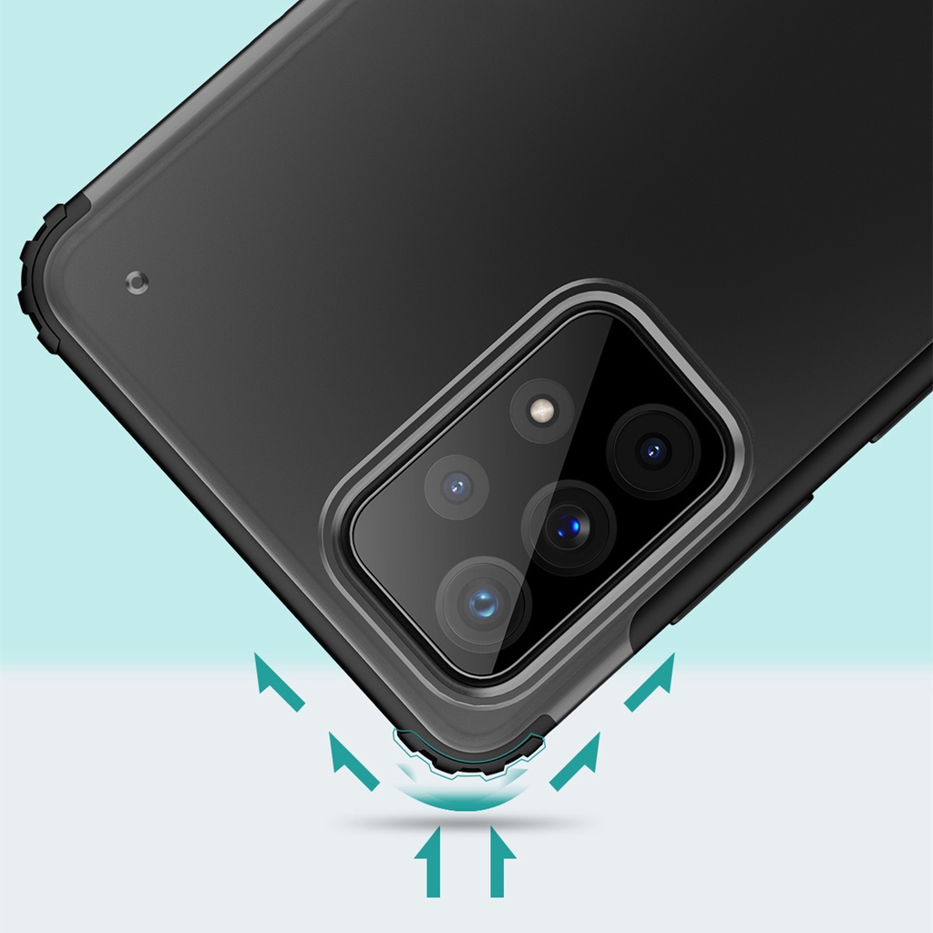 Ốp Điện Thoại Trong Suốt Mặt Nhám Chống Rơi Cho Samsung A12 A22 A32 A33 A42 A52 A53 A72 A73 A82 4G 5G