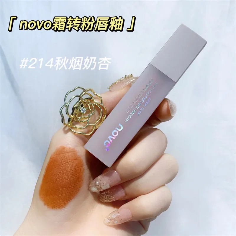 Son kem NOVO Dạng Lỏng Lâu Trôi Chống Thấm Nước Dưỡng Ẩm Chất Lượng Cao NO.5649
