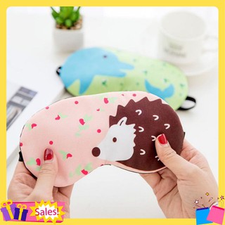 Miếng Che Bịt Mắt Ngủ Hoạt Hình Động Vật Loại Xịn Kèm Túi Nước [ giao ngẫu nhiên ]