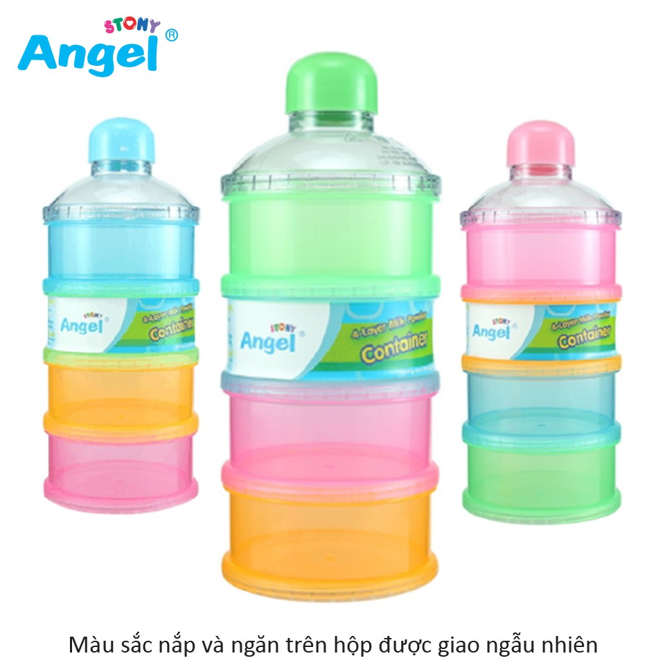 Hộp đựng sữa bột Angel Stony 3 / 4 Ngăn