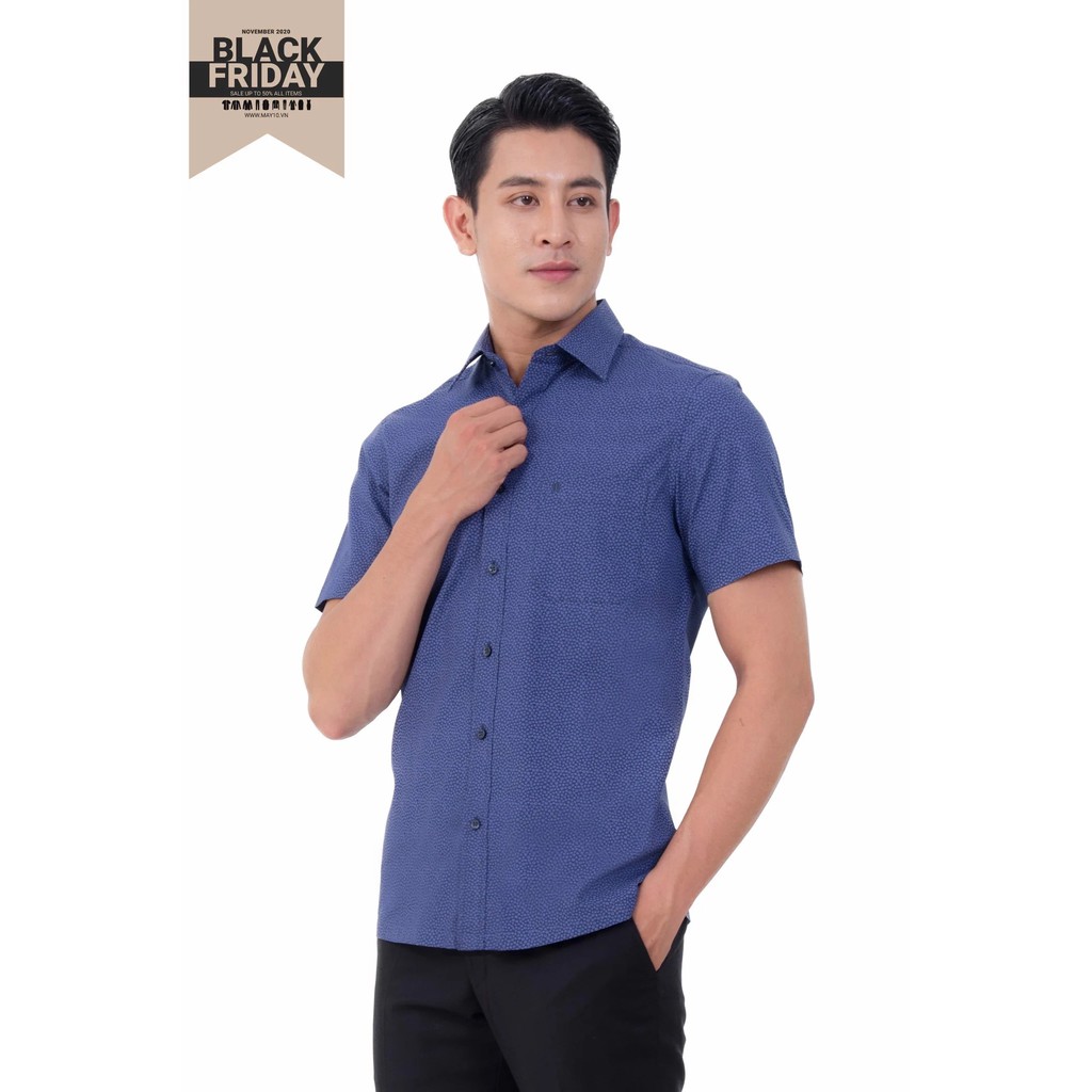 Áo sơ mi nam mã 417 ⚡𝑴𝑨𝒀 10 𝑪𝒉𝒊́𝒏𝒉 𝒉𝒂̃𝒏𝒈⚡gấu bằng, dáng suông  ngắn tay | BigBuy360 - bigbuy360.vn