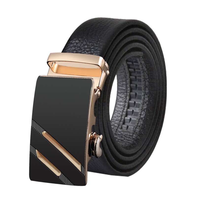 Thắt lưng nam da cao cấp - Tặng kèm 1 mặt - Khóa kim loại tự động phong cách Hàn Quốc