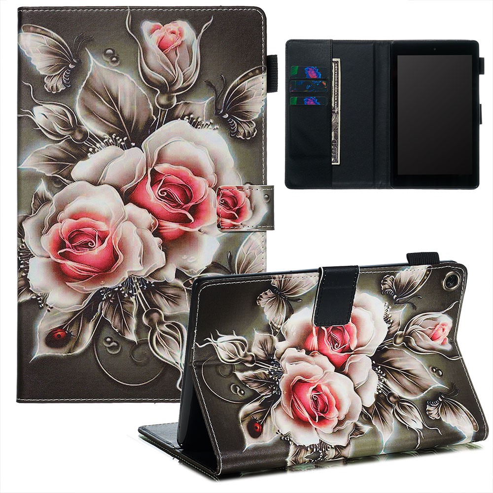 For Amazon Kindle All-New Fire HD 8 2018/2017/2016 Smart Magnetic Stand Shockproof Leather Case Cover