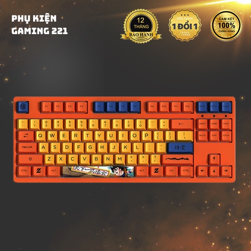Bàn phím cơ Akko 3087 Dragon Ball Z - Goku - Akko Switch - Hàng Chính Hãng