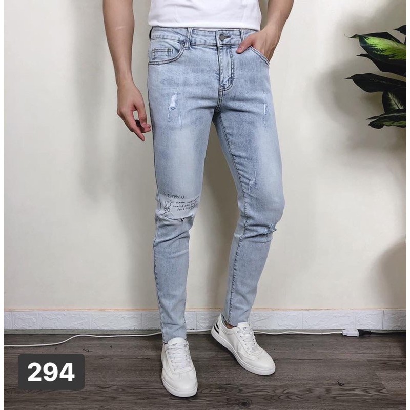 Quần jean nam 🌟FREESHIP🌟 style 4men ( có size lớn 34 )