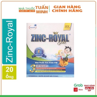 ZinC-Royal Gold - Bổ Sung Kẽm, Vitamin C, Hỗ Trợ Tăng Sức Đề Kháng Hàng