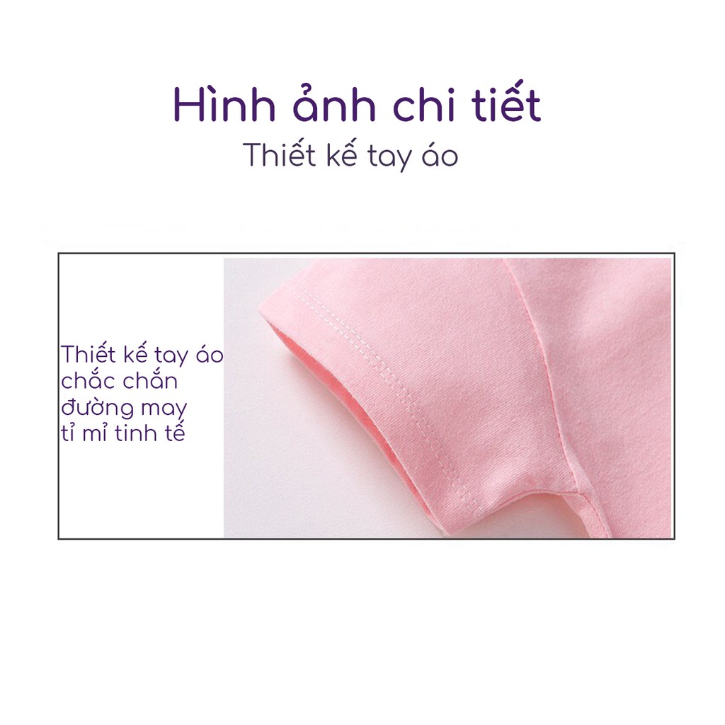 Bộ Quần Áo Cho Bé Gái Từ 1 Đến 8 Tuổi Chất Cotton Co Giãn Thoải Mái Hình In Dễ Thương