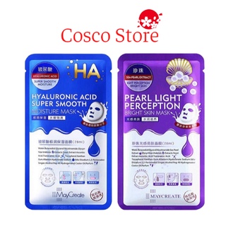 Mặt Nạ Dưỡng Ẩm Dưỡng Trắng Da HA Maycreate Mask Ha 1 miếng